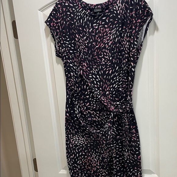 Dresses & Skirts - Black and Pink Patterned Dress